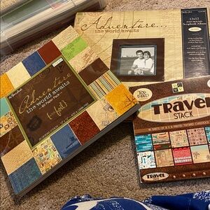 PIONEER Adventure Scrapbook Album with Brown Frame